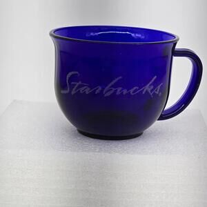 Starbucks Cobalt Blue Cappuccino/Coffee/ Soup Mug 16oz 1970's